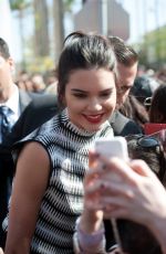 KENDALL JENNER at Kendall + Kylie Fashion Line at Topshop Launch Party in Los Angeles