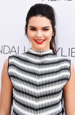 KENDALL JENNER at Kendall + Kylie Fashion Line at Topshop Launch Party in Los Angeles