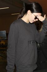 KENDALL JENNER at LAX Airport in Los Angeles 06/15/2015