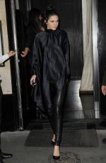 KENDALL JENNER Leaves Kinu Restaurant in Paris 06/26/2015