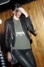 KENDALL JENNER Leaves Nice Guy in West Hollywood 06/05/2015