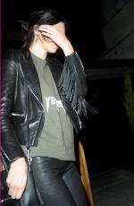 KENDALL JENNER Leaves Nice Guy in West Hollywood 06/05/2015