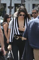 KENDALL JENNER Out and About in Paris 06/26/2015