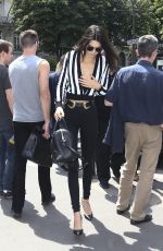 KENDALL JENNER Out and About in Paris 06/26/2015