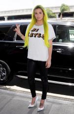 KESHA Arrives at Los Angeles International Airport 06/18/2015