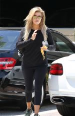 KHLOE KARDASHIAN Heading to a Gym in Westlake Village 06/25/2015