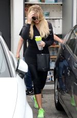 KHLOE KARDASHIAN Leaves a Hair Salon in Beverly Hills 06/04/2015