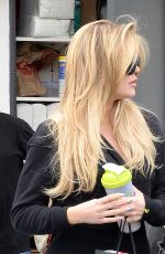 KHLOE KARDASHIAN Leaves a Hair Salon in Beverly Hills 06/04/2015