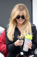 KHLOE KARDASHIAN Leaves a Hair Salon in Beverly Hills 06/04/2015