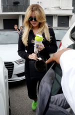KHLOE KARDASHIAN Leaves a Hair Salon in Beverly Hills 06/04/2015