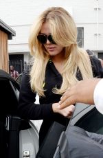 KHLOE KARDASHIAN Leaves a Hair Salon in Beverly Hills 06/04/2015