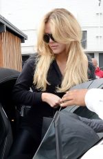 KHLOE KARDASHIAN Leaves a Hair Salon in Beverly Hills 06/04/2015