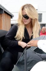 KHLOE KARDASHIAN Leaves a Hair Salon in Beverly Hills 06/04/2015