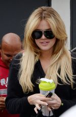 KHLOE KARDASHIAN Leaves a Hair Salon in Beverly Hills 06/04/2015