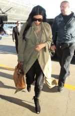 KIM KARDASHIAN Arrives at LAX Airport in Los Angeles 06/22/2015