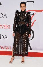 KIM KARDASHIAN at CFDA Fashion Awards 2015 in New York