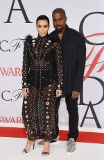 KIM KARDASHIAN at CFDA Fashion Awards 2015 in New York