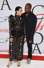 KIM KARDASHIAN at CFDA Fashion Awards 2015 in New York