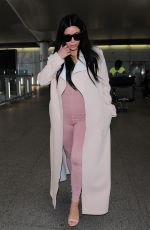 KIM KARDASHIAN at Heathrow Airport in London 06/29/2015