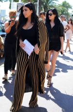 KIM KARDASHIAN Leaves Armani Caffe in Cannes 06/24/2015