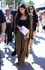 KIM KARDASHIAN Leaves Armani Caffe in Cannes 06/24/2015