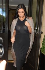 KIM KARDASHIAN Leaves Her Hotel in London 06/27/2015