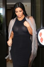 KIM KARDASHIAN Leaves Her Hotel in London 06/27/2015