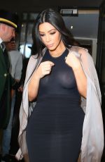 KIM KARDASHIAN Leaves Her Hotel in London 06/27/2015