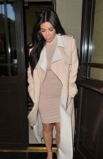 KIM KARDASHIAN Leaves Her Hotel in London 06/28/2015