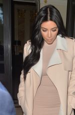 KIM KARDASHIAN Leaves Her Hotel in London 06/28/2015