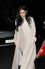 KIM KARDASHIAN Leaves Her Hotel in London 06/28/2015