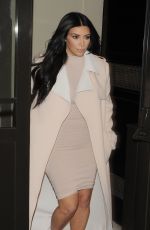 KIM KARDASHIAN Leaves Her Hotel in London 06/28/2015