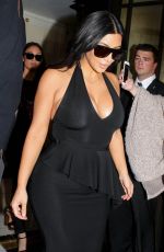 KIM KARDASHIAN Leaves The Dorchester Hotel in London 06/26/2015