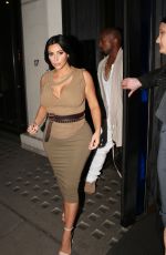KIM KARDASHIAN Night Out in London 06/25/2015
