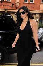 KIM KARDASHIAN Out Shopping in London 06/26/2015