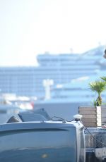KIMBERLEY GARNER in Bikini at a Boat in Cannes 05/18/2015
