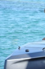 KIMBERLEY GARNER in Bikini at a Boat in Cannes 05/18/2015