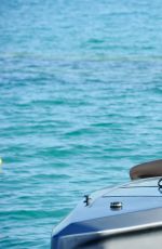 KIMBERLEY GARNER in Bikini at a Boat in Cannes 05/18/2015