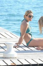 KIMBERLEY GARNER in Bikini at a Boat in Cannes 05/18/2015