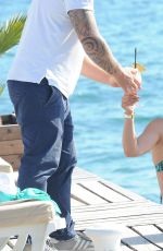 KIMBERLEY GARNER in Bikini at a Boat in Cannes 05/18/2015