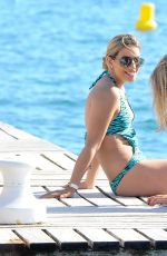 KIMBERLEY GARNER in Bikini at a Boat in Cannes 05/18/2015