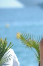 KIMBERLEY GARNER in Bikini at a Boat in Cannes 05/18/2015
