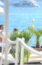 KIMBERLEY GARNER in Bikini at a Boat in Cannes 05/18/2015