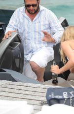 KIMBERLEY GARNER in Bikini on a Boat in Cannes 05/25/2015