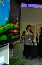 KIRA KOSARIN at 2015 E3 Gaming Convention in Los Angeles