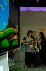 KIRA KOSARIN at 2015 E3 Gaming Convention in Los Angeles