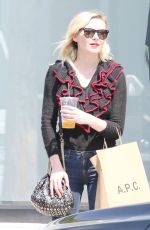 KIRSTEN DUNST Out Shopping in Los Angeles 06/05/2015