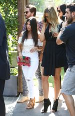KOURTNEY and KHLOE KARDASHIAN Filming Keeping Up with the Kardashians in Calabasas 06/23/2015
