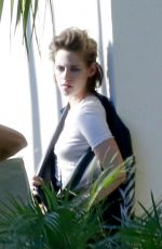 KRISTEN SYEWART on the Set of a Photoshoot in Los Angeles 06/24/2015
