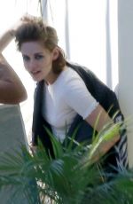 KRISTEN SYEWART on the Set of a Photoshoot in Los Angeles 06/24/2015